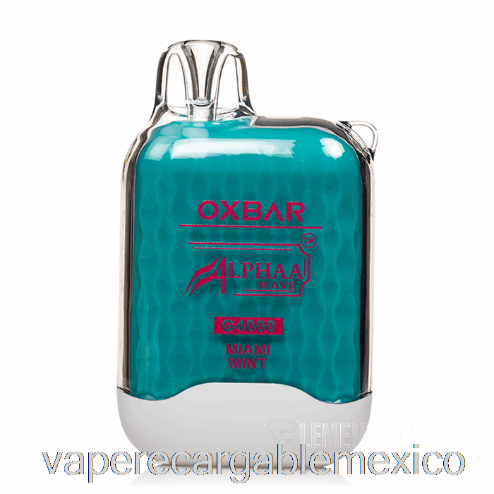 Vape Recargable Oxbar G4000 Desechable Miami Mint